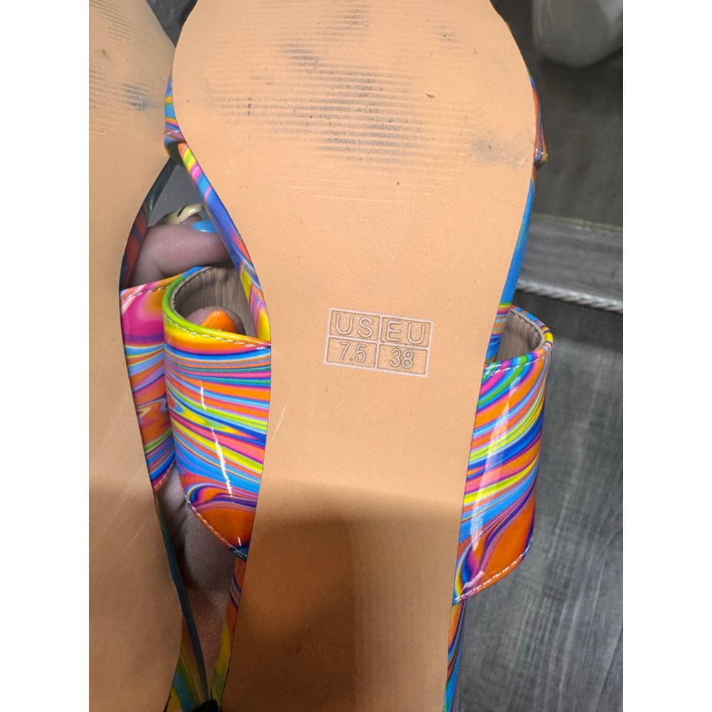 Women's SKYSTERRY Y2K Multi-color Sandals Size‎ 7.5 - Picture 3 of 4